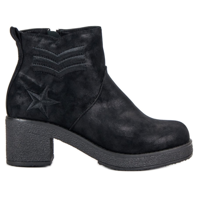 Kylie Cizme de dama militare negru