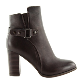 Tocuri înalte maro 3974 Maro