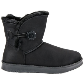 Kylie Suede Mukluki negru Kylie Suede Mukluki negru