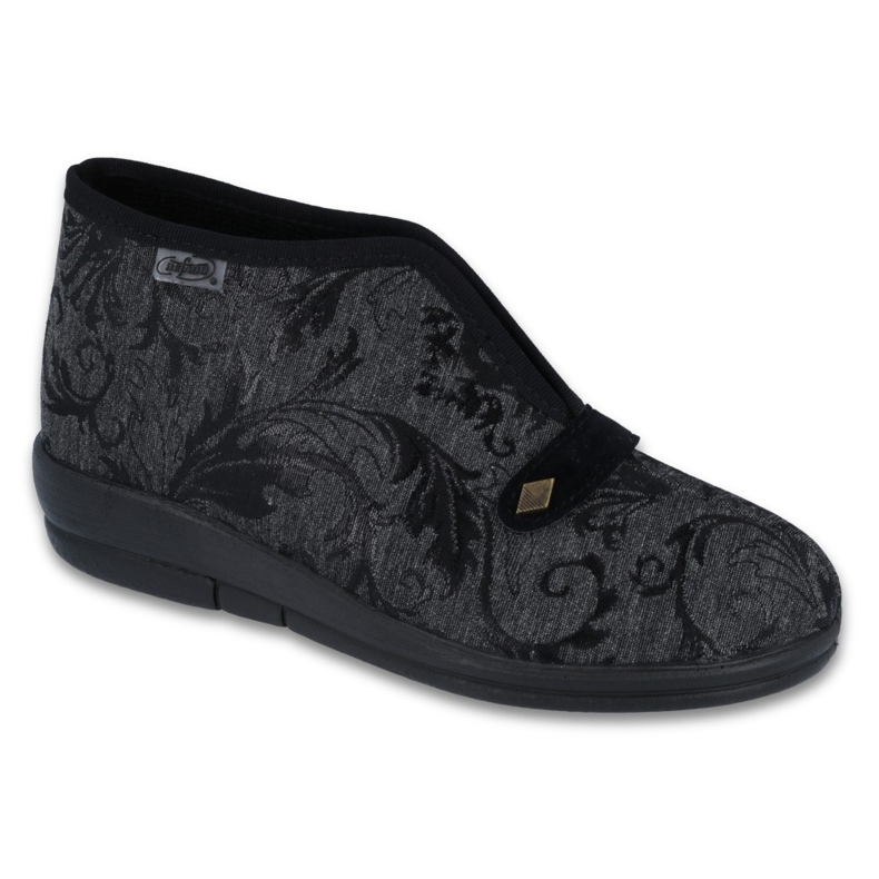 Pantofi de damă Befado pu 031D036 negru gri Pantofi de damă Befado pu 031D036 negru gri