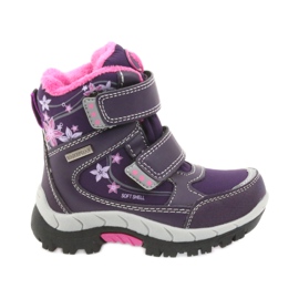 American Club Cizme americane cizme de iarnă cu membrană 3121 violet American Club Cizme americane cizme de iarnă cu membrană 3121 violet