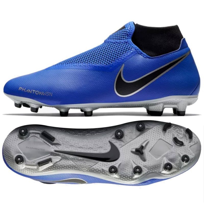Pantof de fotbal Nike Phantom Vsn Academy albastru Pantof de fotbal Nike Phantom Vsn Academy albastru