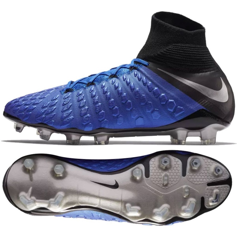 Pantofi de fotbal Nike Hypervenom Phantom 3 Elite Dynamic Fit Fg M AJ3803-400 albastru marin albastru marin