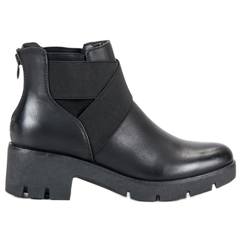 Cizme la modă negru Cizme la modă negru