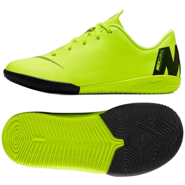 Încălțăminte de interior Nike Mercurial VaporX 12 Academy Ps Ic Jr AH7352-701 galben galben Încălțăminte de interior Nike Mercurial VaporX 12 Academy Ps Ic Jr AH7352-701 galben galben