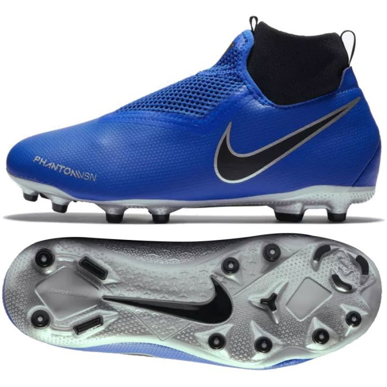 Pantof de fotbal Nike Phantom Vsn Academy albastru