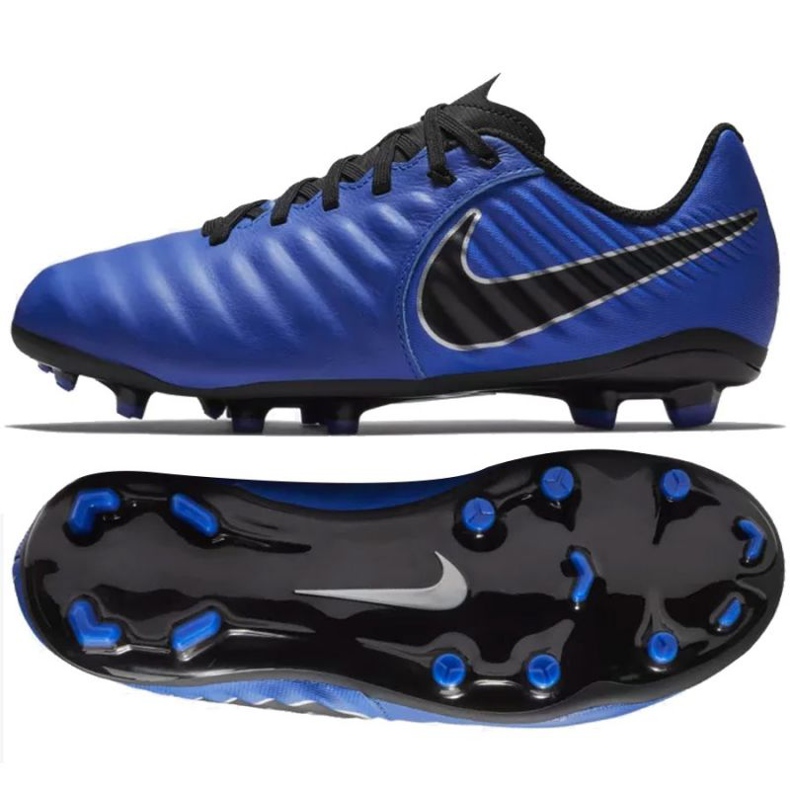 Pantof de fotbal Nike Tiempo Legend Academy albastru