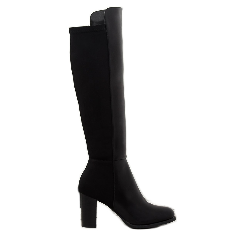 Cizme cu partea superioară flexibilă negru VQ-3 Negru