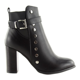 Negru 88073 Tocuri înalte negre