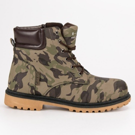 Cizme Camo verde multicolor Cizme Camo verde multicolor