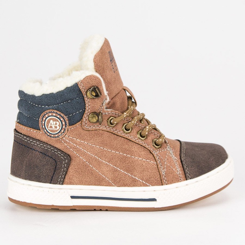 Arrigo Bello Pantofi de iarna calde maro