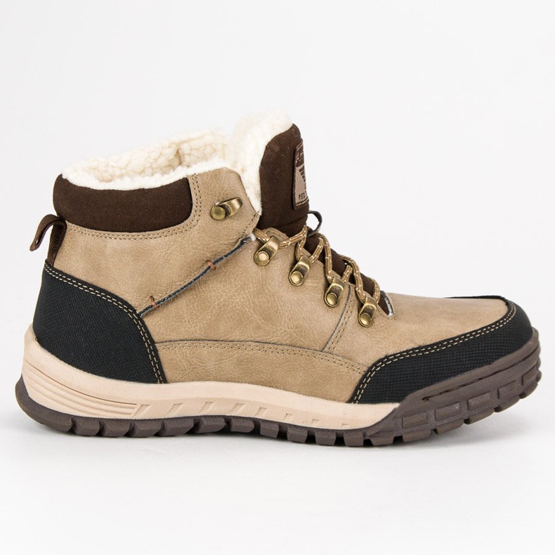 Arrigo Bello Pantofi de iarna calde maro