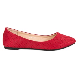 Balerine roșii roșu