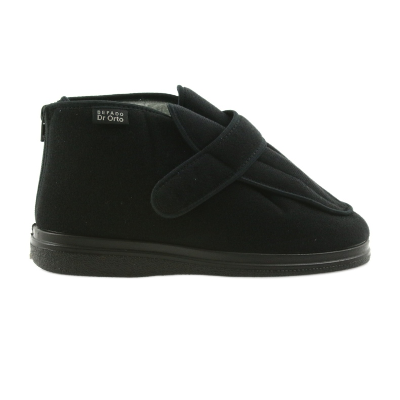 Dr.orto Befado încălțăminte pentru bărbați 987m002 picioare sensibile Silber Black Insert negru