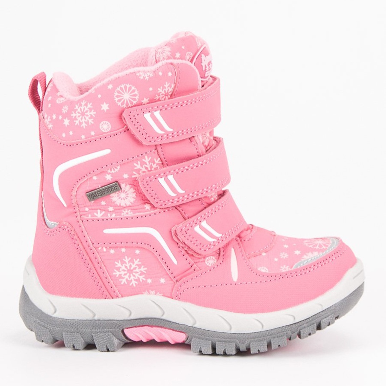 American Club Pink snowboots american roz