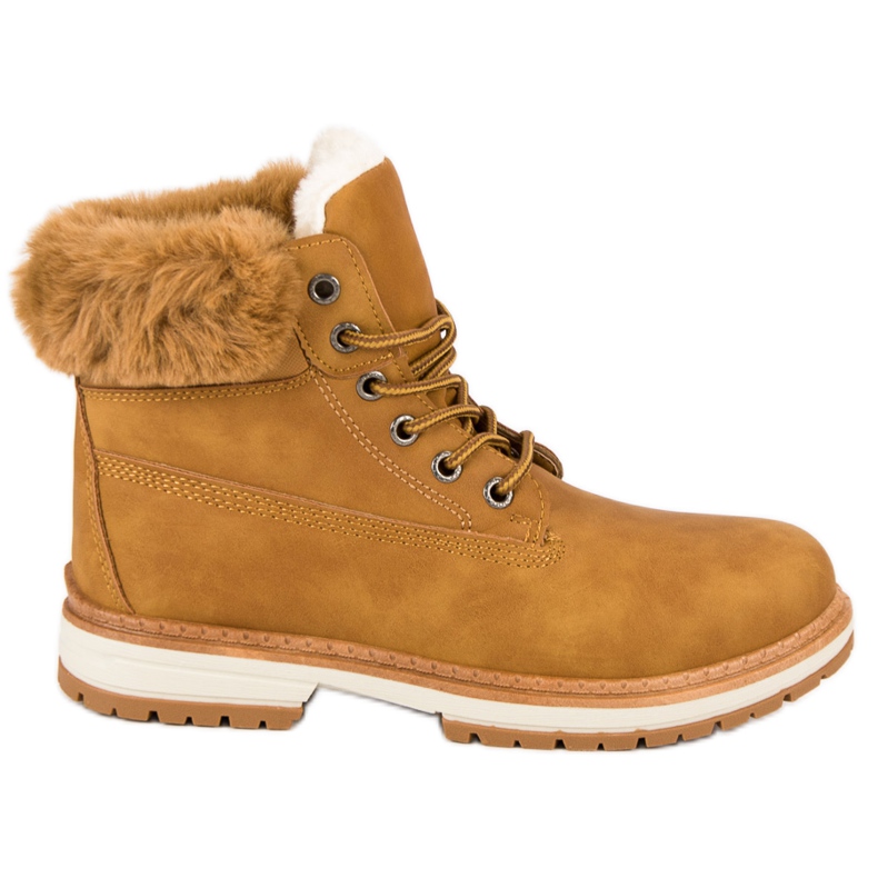 Fgm Paris Căprioare de cămile cu blană maro