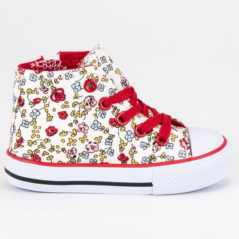 Pantofi adulți cu flori multicolor