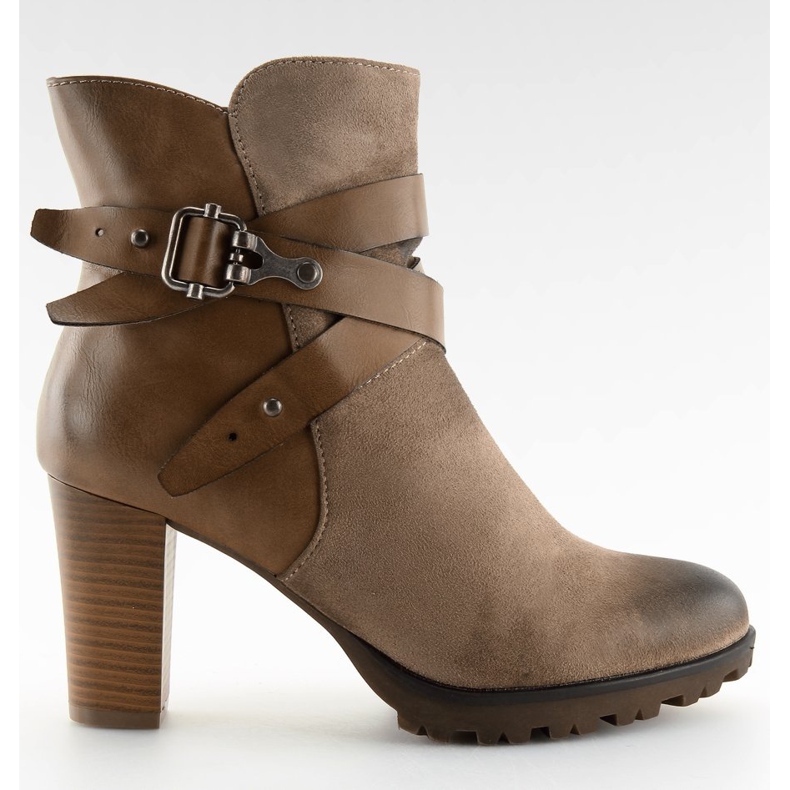 Ghete cizme maro 8287 Khaki