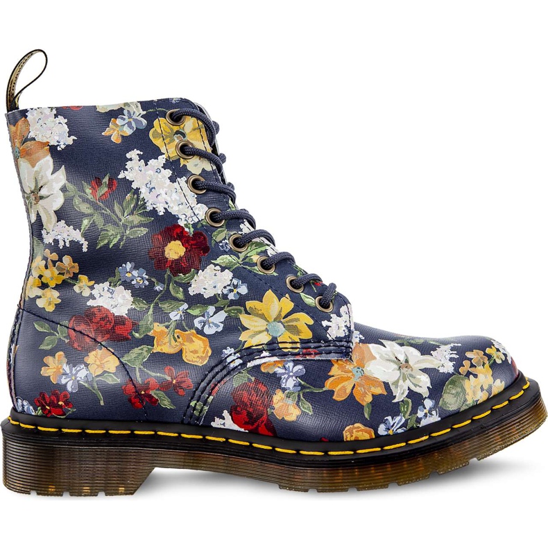 Dr. Martens Darcy Floral 1460 Pascal DM'S Marină Darcy Floral Backhand Paie de cereale multicolor albastru marin