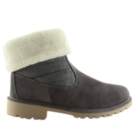 Gri ZY9210 Cizme gri izolate gros Gri ZY9210 Cizme gri izolate gros