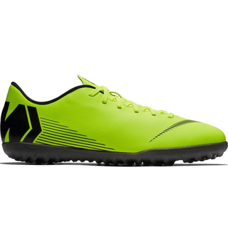 Pantofi de fotbal Nike Mercurial Vapor X 12 Club Tf M AH7386-701 verde verde Pantofi de fotbal Nike Mercurial Vapor X 12 Club Tf M AH7386-701 verde verde