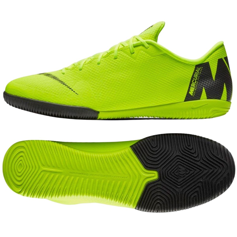 Încălțăminte de interior Nike Mercurial Vapor 12 Academy Ic M AH7383-701 multicolor verde