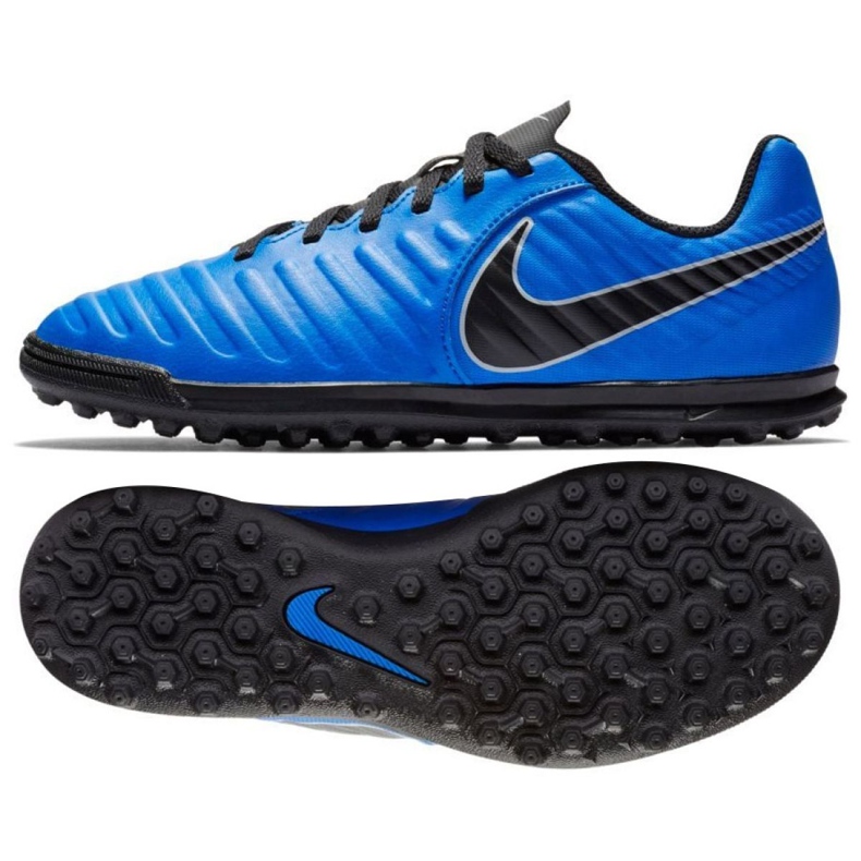 Pantofi de fotbal Nike Tiempo Legend 7 Club Tf Jr AH7261-400 albastru albastru