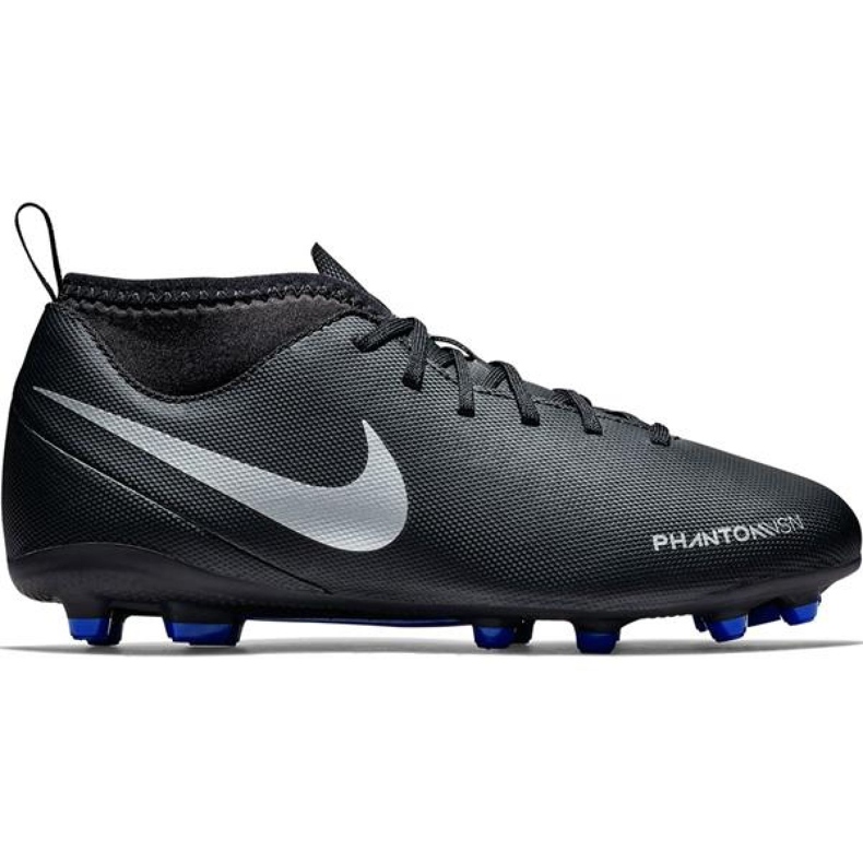 Pantofi de fotbal Nike Phantom Vsn Club Df Fg Mg Jr AO3288-004 negru negru