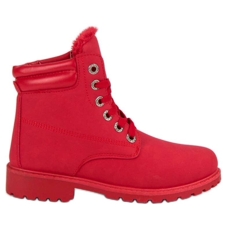 Bestelle Trappers Red Warm roșu