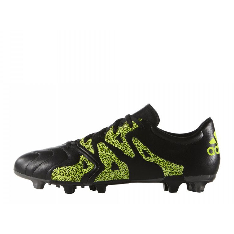 Pantofi de fotbal Adidas X 15.3 FG / AG din piele B26971 negru negru
