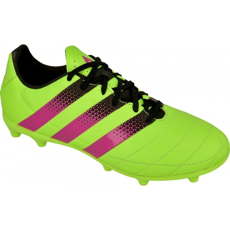 Ghete de fotbal Adidas Ace 16.3 FG / AG M Leather AF5162 verde verde