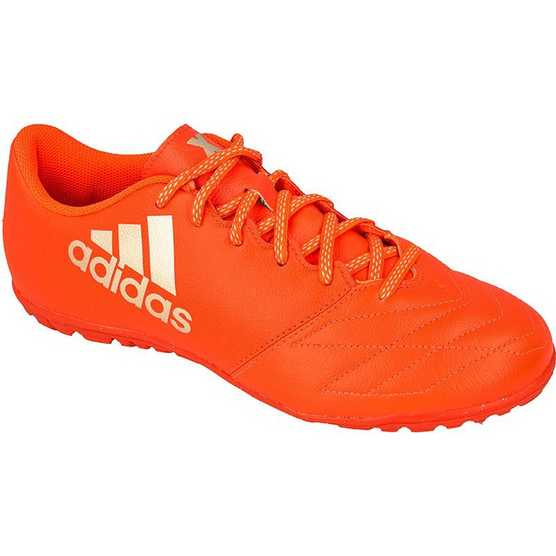 Adidas X 16.3 Tf M Cizme de fotbal din piele roșu Adidas X 16.3 Tf M Cizme de fotbal din piele roșu