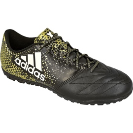 Ghete de fotbal Adidas ACE 16.3 TF Leather M BB4197 negru Ghete de fotbal Adidas ACE 16.3 TF Leather M BB4197 negru