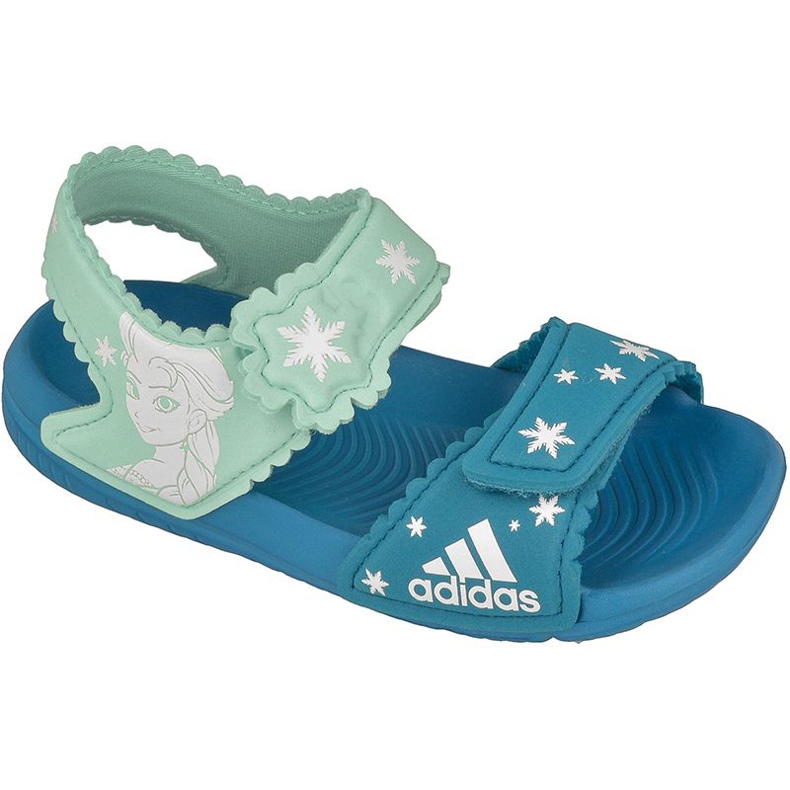 Sandale Adidas Disney Frozen AltaSwim Kids BY8963 albastru verde