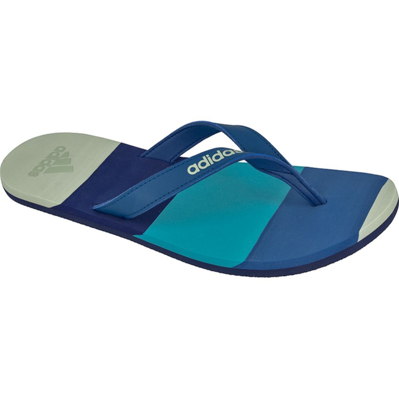 Papuci Adidas Eezay Striped Thong M BA8808 albastru marin albastru