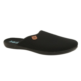 Papuci Corduroy Adanex 21115 negru