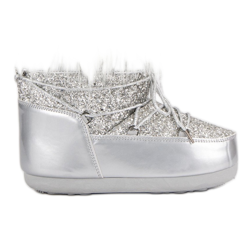 Cizme de zăpadă la modă gri Cizme de zăpadă la modă gri