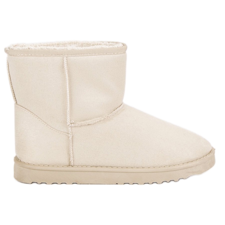 Cizme de zăpadă din piele de căprioară maro