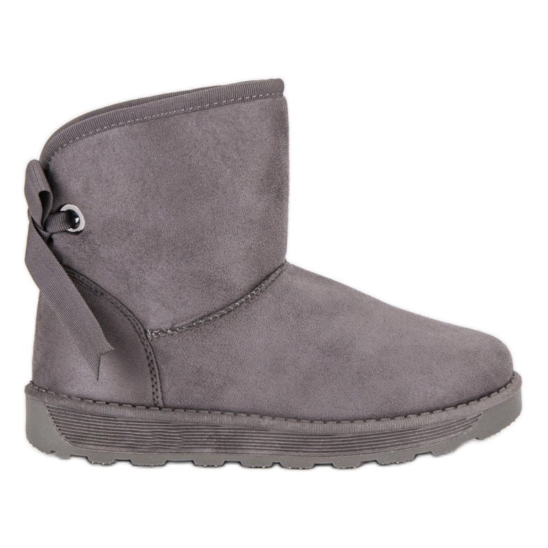 Mukluki cu un arc gri