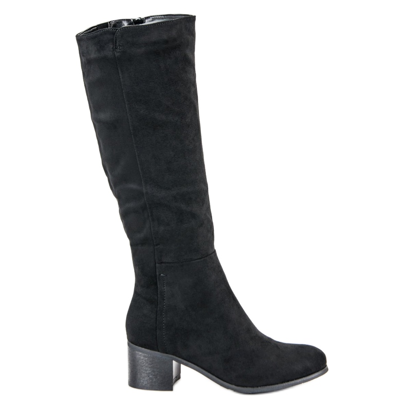 Super Mode Cizme negre confortabile negru