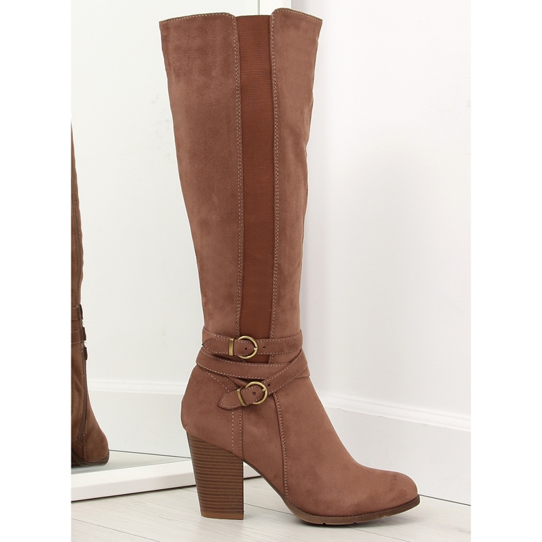 Tocuri cu toc maroniu 103-GG kaki II-GAT