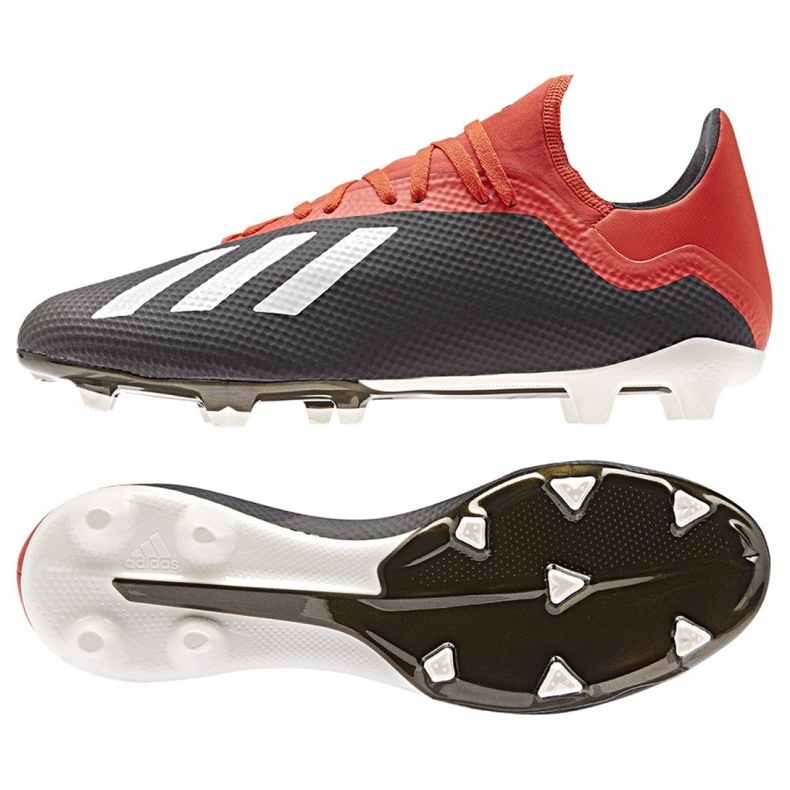 Ghete de fotbal Adidas X 18.3 Fg M BB9366 negru negru