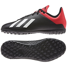 Ghete de fotbal Adidas X 18.4 Tf Jr BB9416 negru negru