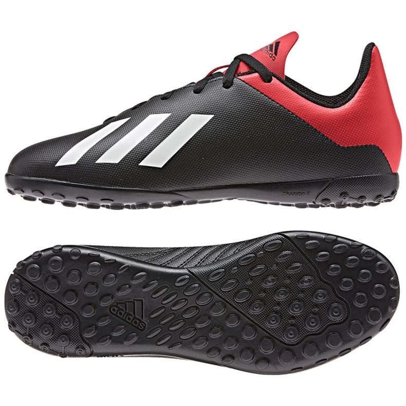 Ghete de fotbal Adidas X 18.4 Tf Jr BB9416 negru negru