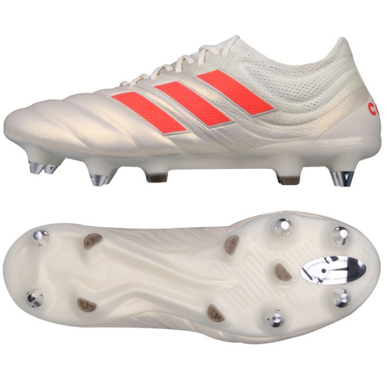 Ghete de fotbal Adidas Copa 19.1 SG M F36075 argint Ghete de fotbal Adidas Copa 19.1 SG M F36075 argint