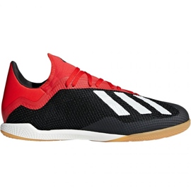 Încălțăminte de interior adidas X 18.3 In M BB9391 negru negru Încălțăminte de interior adidas X 18.3 In M BB9391 negru negru
