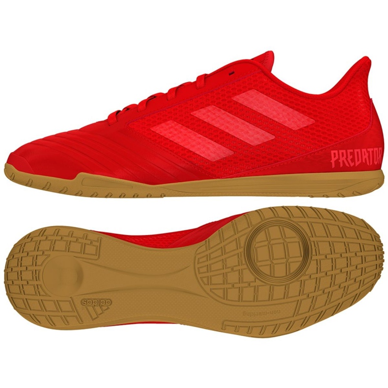 Încălțăminte de interior adidas Predator 19.4 În Sala M D97976 multicolor roșu