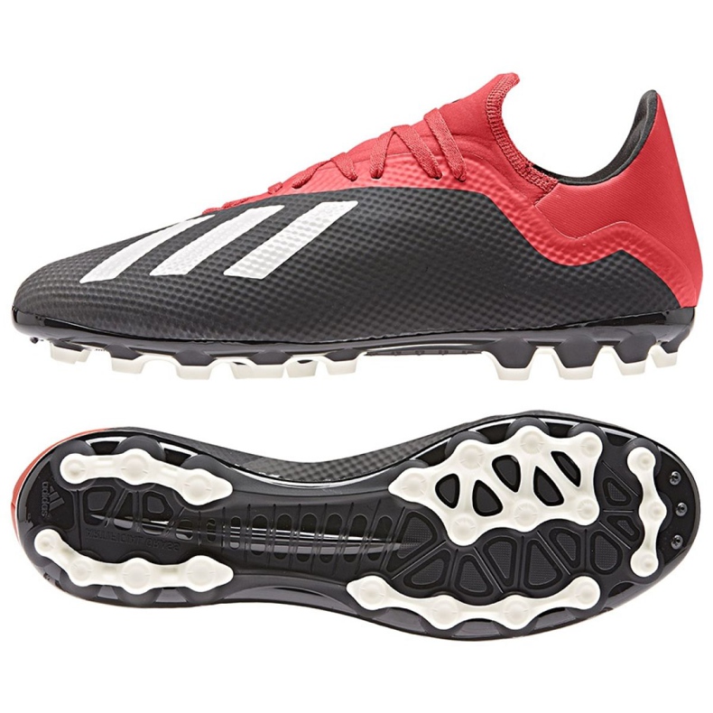 Ghete de fotbal Adidas X 18.3 Ag M F36627 negru negru