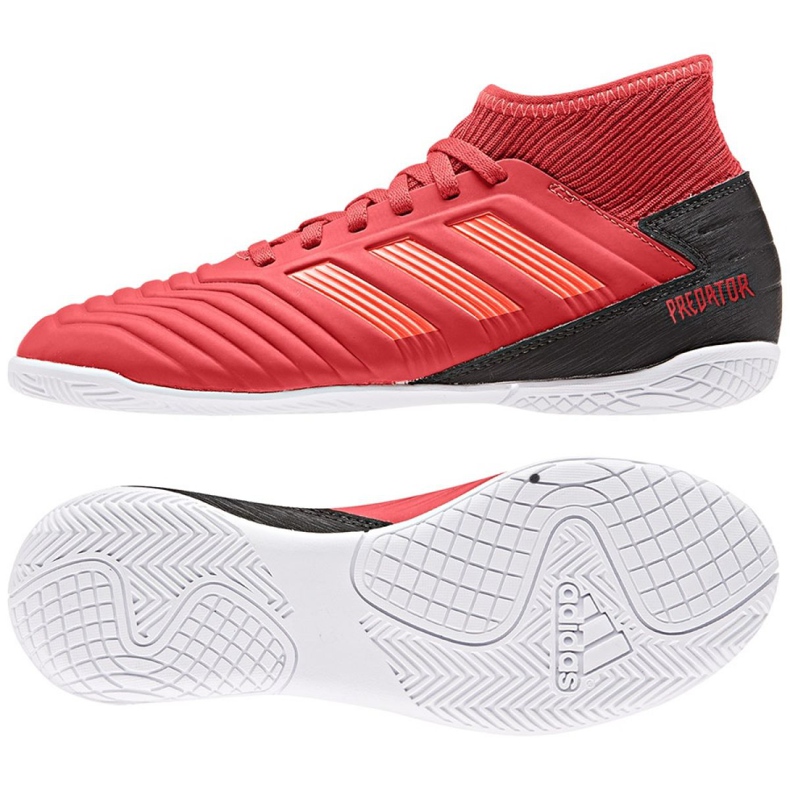 Încălțăminte de interior adidas Predator 19.3 In Jr CM8544 roșu roșu
