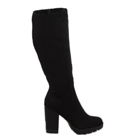 Tocuri înalte negre 7290 Negre negru